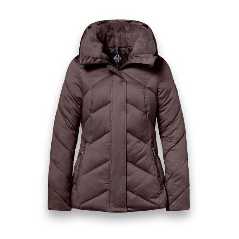District Winter Jacket Verbier (lined, water-repellent) brown ladies