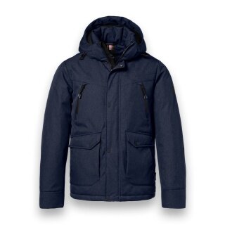 District Winter Jacket Wasp with Hood (windproof, warm) navy blue Men's