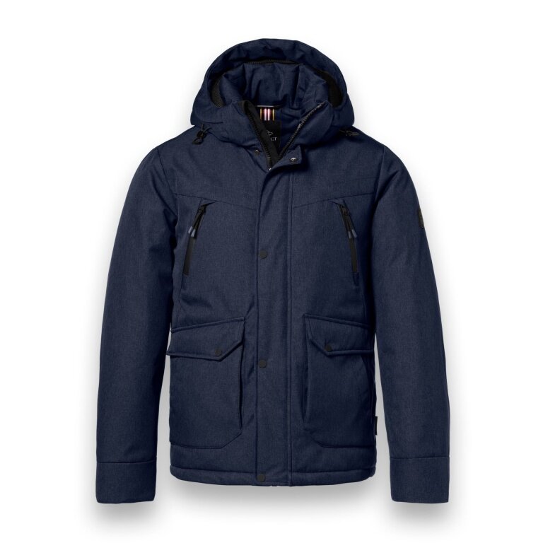 District Winter Jacket Wasp with Hood (windproof, warm) navy blue Men's
