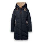 District Winter Coat Courchevel (with hood, water-repellent, windproof) dark blue ladies