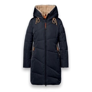 District Winter Coat Courchevel (with hood, water-repellent, windproof) dark blue ladies
