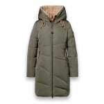 District Winter Coat Courchevel (with hood, water-repellent, windproof) olive green ladies