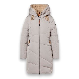 District Winter Coat Courchevel (with hood, water-repellent, windproof) beige ladies