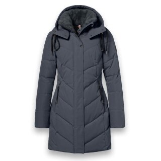 District Winter Coat Zodiac (with hood, warm, water-repellent) navy blue ladies