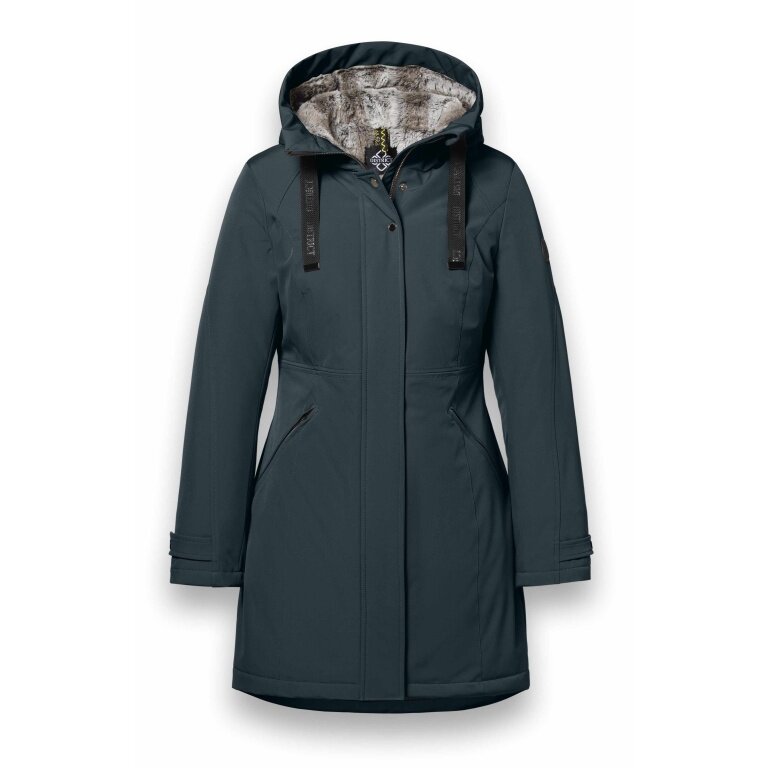 District Winter Coat Parkcity (warm, windproof, water-repellent) dark green ladies