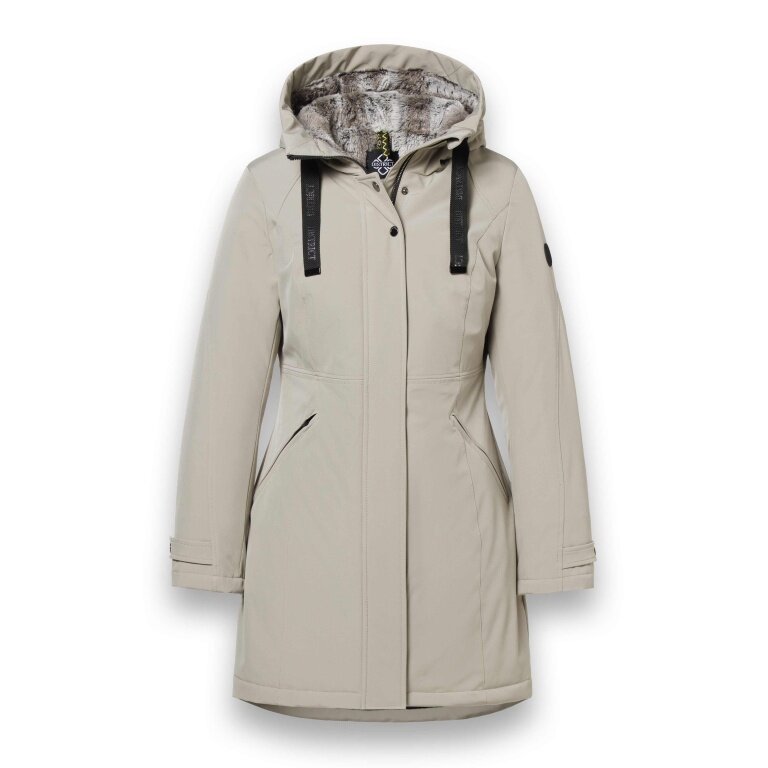 District Winter Coat Parkcity (warm, windproof, water-repellent) beige ladies