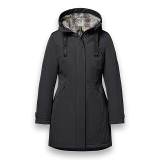 District Winter Coat Parkcity (warm, windproof, water-repellent) black ladies