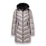District Winter Coat Sapporo (with hood, water-repellent) light pink ladies