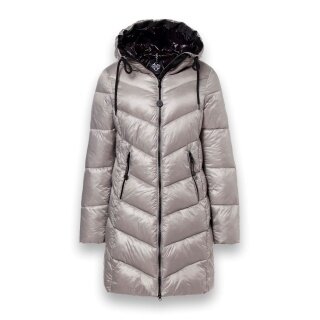 District Winter Coat Sapporo (with hood, water-repellent) light pink ladies