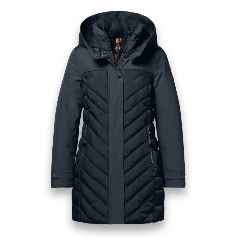 District Winter Coat St Moritz (warm, water-repellent) dark green ladies