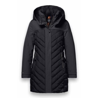 District Winter Coat St Moritz (warm, water-repellent) black ladies