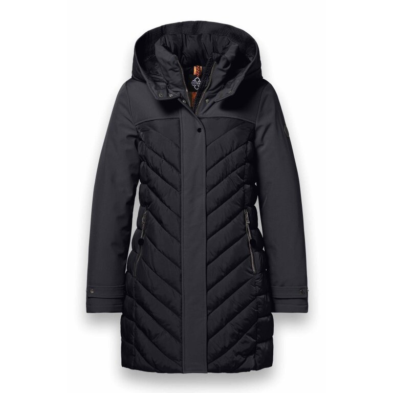 District Winter Coat St Moritz (warm, water-repellent) black ladies