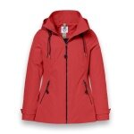 District Transition Jacket Cosmos (with hood, water-repellent) red ladies
