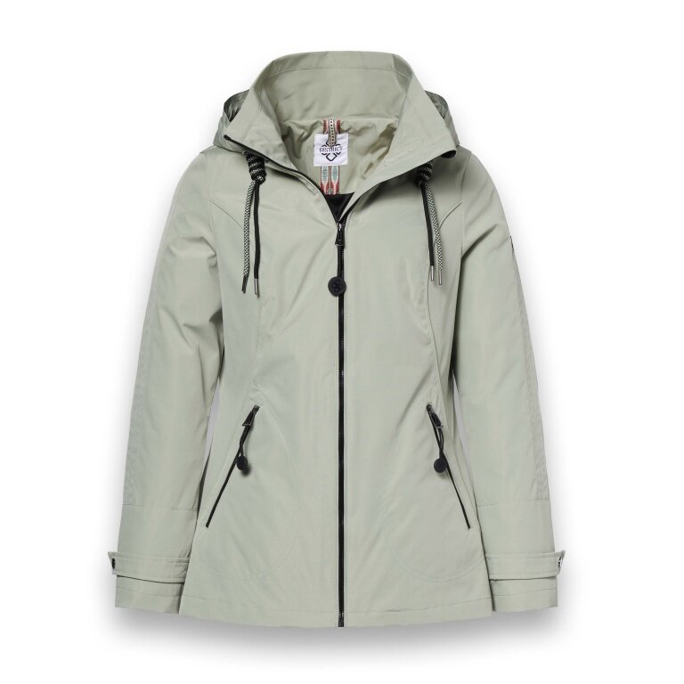 District Transition Jacket Cosmos (with hood, water-repellent) light green ladies