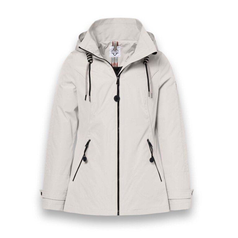 District Transition Jacket Cosmos (with hood, water-repellent) sand brown ladies