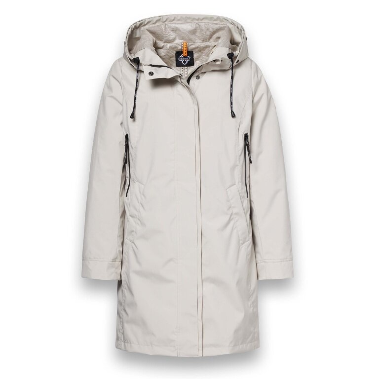 District Transition Jacket Dandelion (Parka, with hood, water-repellent) beige ladies
