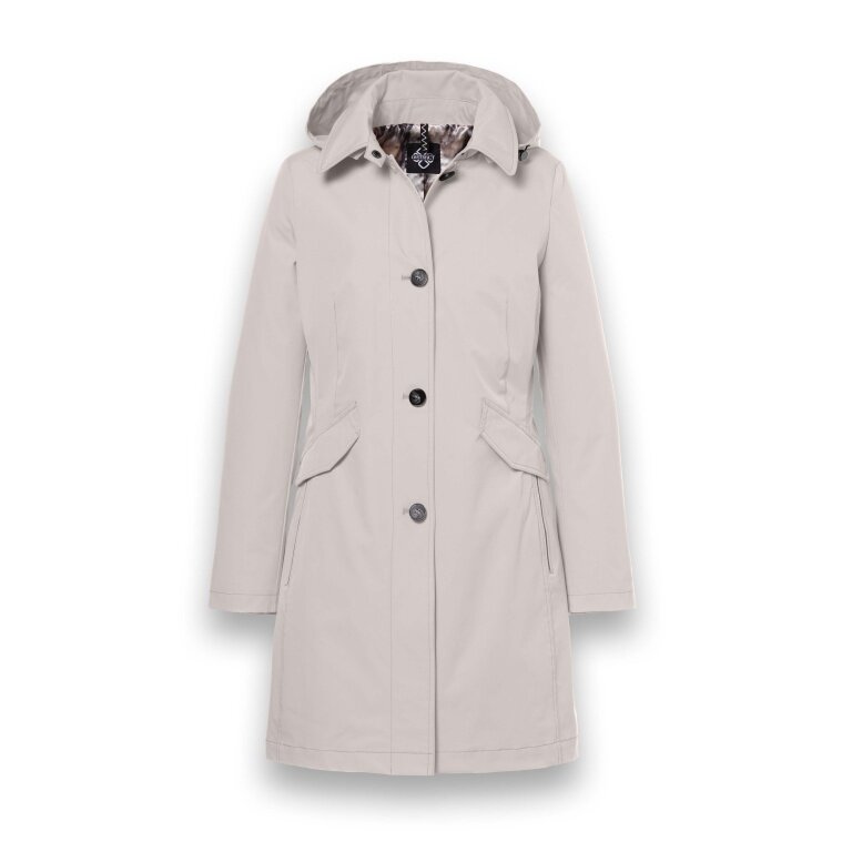 District transitional jacket (parka) Lotus with hood sand brown ladies