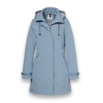 District Transition Jacket Poppy (Parka, with hood, water-repellent) light blue ladies