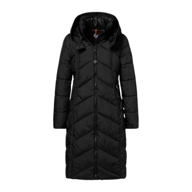 District Winter Padded Coat Arosa (water-repellent) black ladies