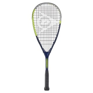 Dunlop Junior Squash Racket Tristorm JR 25 (160g/head heavy) blue/grey/yellow - strung -