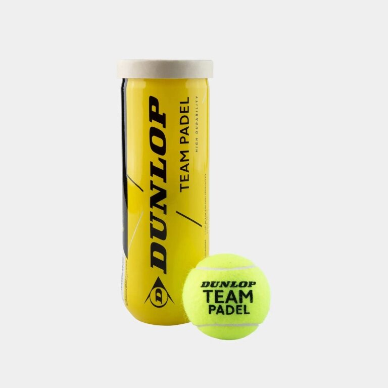 Dunlop Padel Balls Team Padel Can 3 Pack