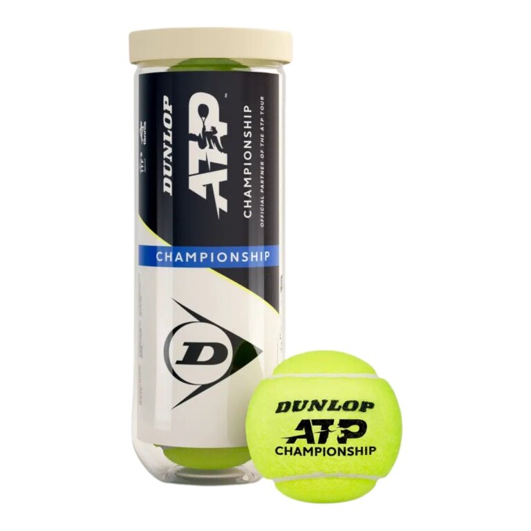Dunlop Tennis Balls ATP Championship Can of 3