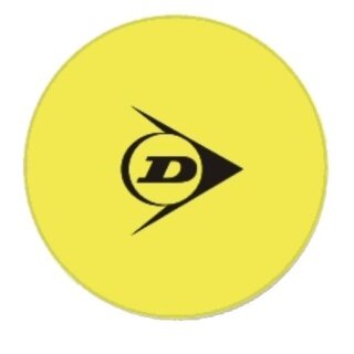 Dunlop marking circles yellow - Set of 12 pieces