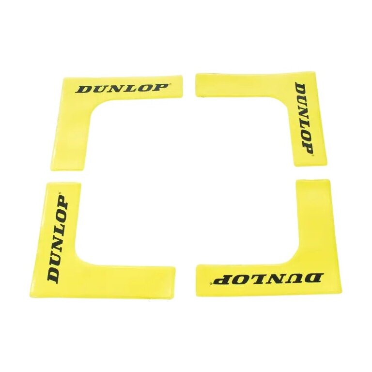 Dunlop marking lines corners yellow - set of 8 pieces