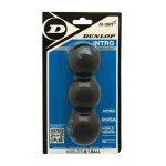 Dunlop Squashball Intro (blue dot, fast) - 3 pieces in blister packaging