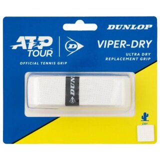 Dunlop Baseband Viper Dry 1.8mm (Sweat absorption, perforated) white - 1 piece