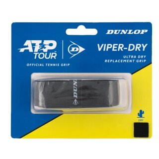 Dunlop Baseband Viper Dry 1.8mm (sweat absorption, perforated) black - 1 piece