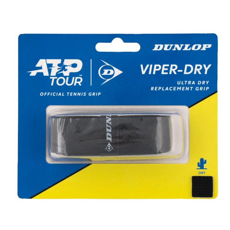 Dunlop Baseband Viper Dry 1.8mm (sweat absorption, perforated) black - 1 piece