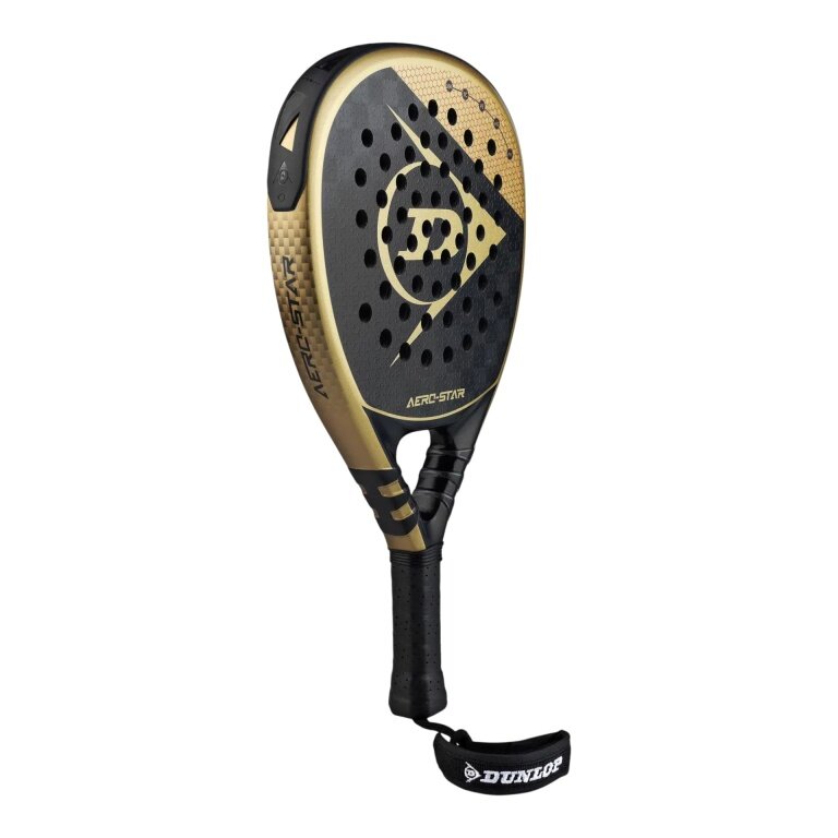 Dunlop Padel Racket Aerostar 365g/Diamond/Tournament black/gold
