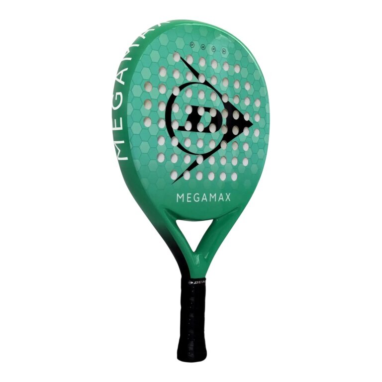 Dunlop Padel Racket Megamax 365g/Round/Recreational green