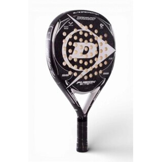 Dunlop Padel Racket Fusion Elite Pro 365g/Round/Recreational black/silver