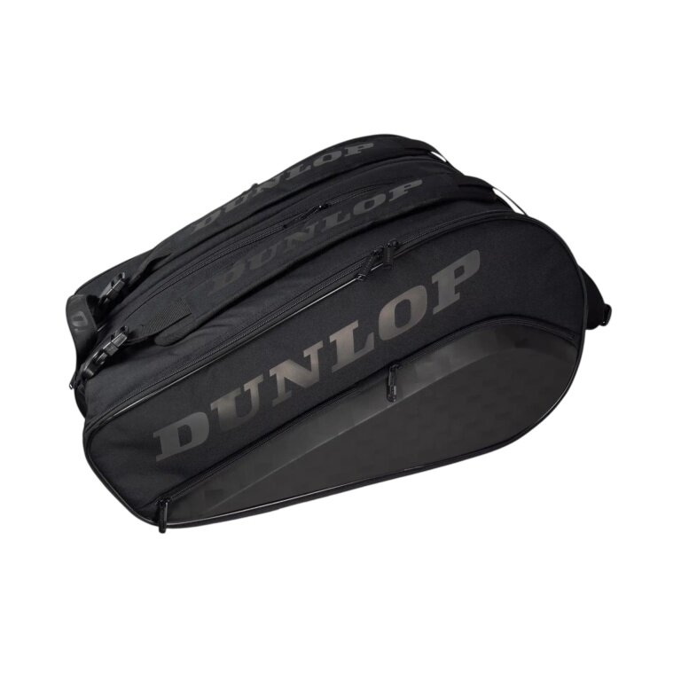 Dunlop Racket Bag Elite (Padel Racket Bag, 3 Main Compartments) black/black 15-pack