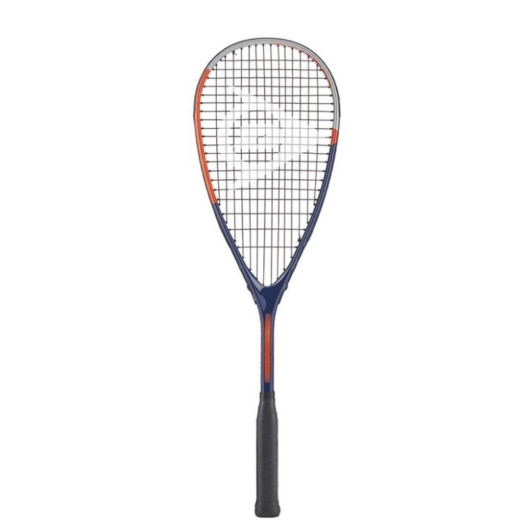 Dunlop Squash Racket Tristorm Pro (170g/head heavy) blue/grey/red - strung -
