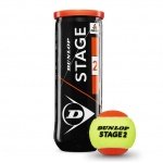 Dunlop Method Balls Stage 2 yellow/orange Can of 3