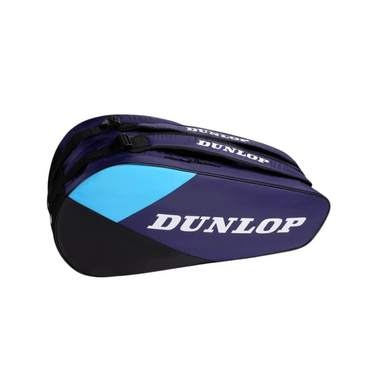 Dunlop Tennis Racket Bag FX Club (Racket Bag, 2 Main Compartments) 2026 Purple/Black 10-Pack