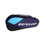 Dunlop Tennis Racket Bag FX Club (Racket Bag, 1 Main Compartment) 2026 Purple/Black 3-Pack
