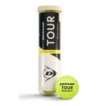 Dunlop Tennis Balls Tour Brilliance Can 4-Pack