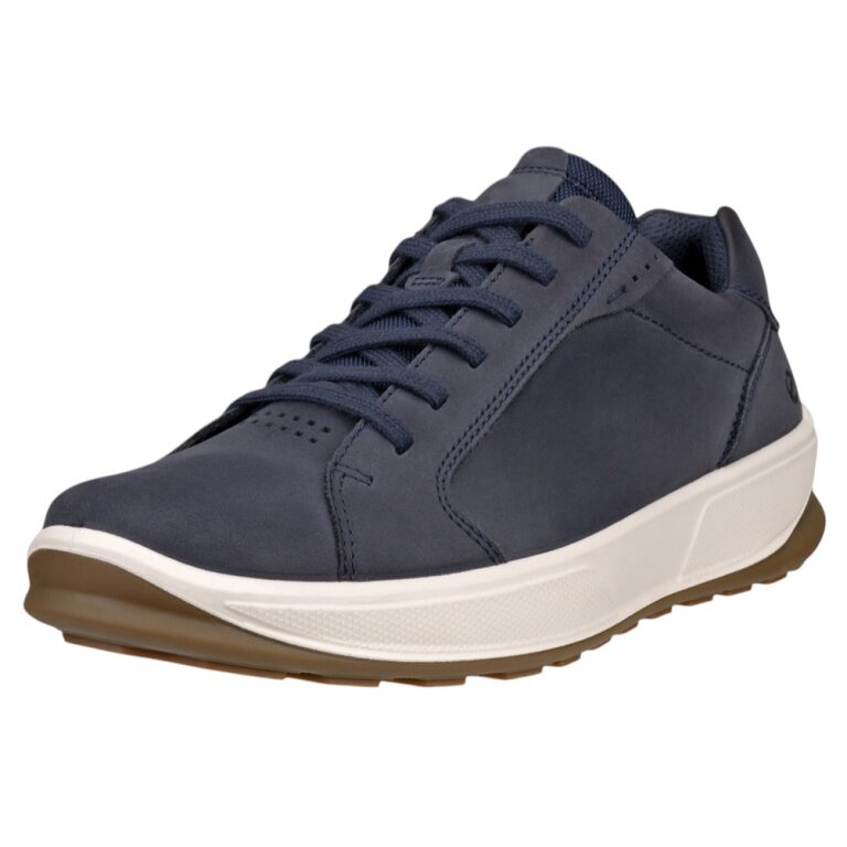 ECCO Everyday Travel Shoes Byway 2.0 Low Lea (Premium Leather) navy blue Men's