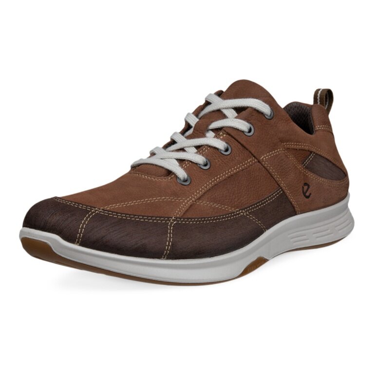 ECCO Everyday Travel Shoes Exceed (Nubuck Leather) mocha brown Men