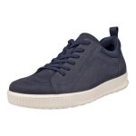 ECCO Everyday Travel Shoes Byway Low (Nubuck) navy blue men's