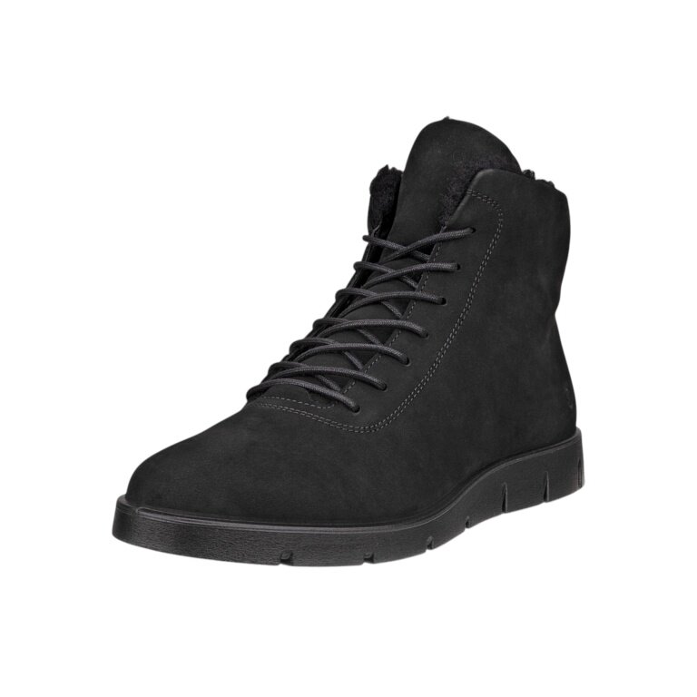 ECCO Winter Boots Bella Boot (Nubuck Leather, Warm) Black Ladies