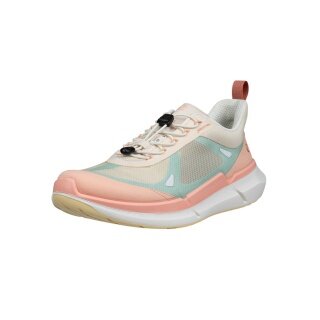 ECCO Biom 2.2 Sneakers (Quick-lacing system, Breathru-Mesh) blue/peach/white ladies