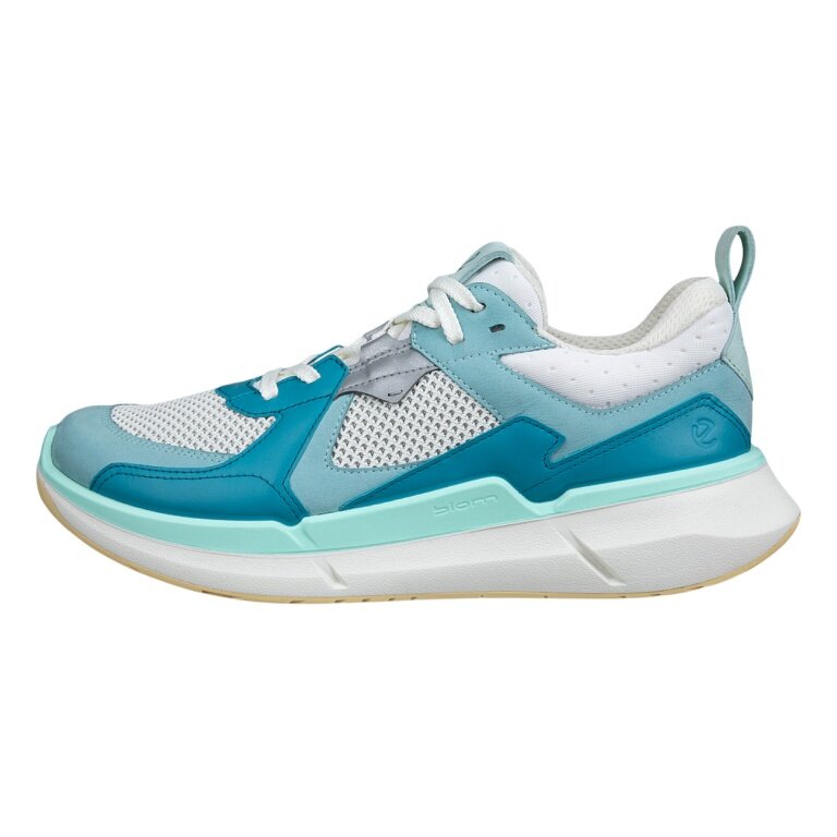ECCO Biom 2.2 Sneakers (ECCO Leather) blue/white ladies