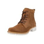 ECCO Elaina Lace Boot (Premium Leather) light brown ladies