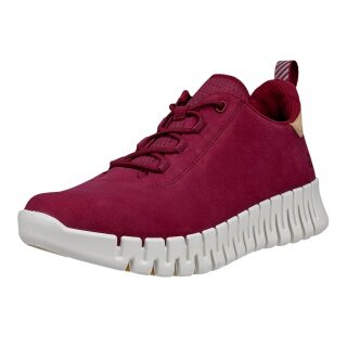 ECCO Sneaker Gruuv Lea (soft nappa leather) burgundy ladies