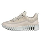 ECCO Sneaker Gruuv Lea (breathable textile) limestone ladies